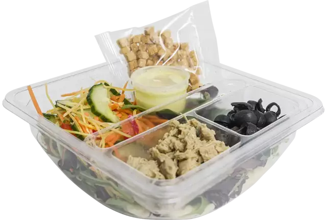 Indoor lunchsalade vega kip 250gr kist 5 stuks